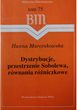 Dystrybucje przestrzenie sobolewa równania różniczkowe