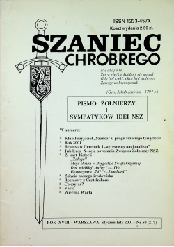 Szaniec Chrobrego Pismo żołnierzy i sympatyków  NSZ nr  50