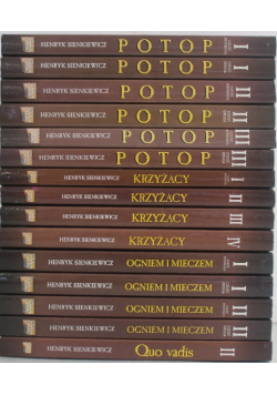 Sienkiewicz Złota kolekcja 15 tomów