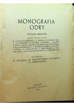 Monografia Odry, 1948 r.