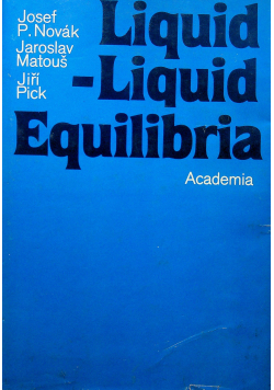 Liquid liquid equilibria