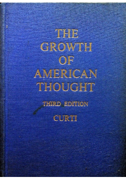 The growth of American thought