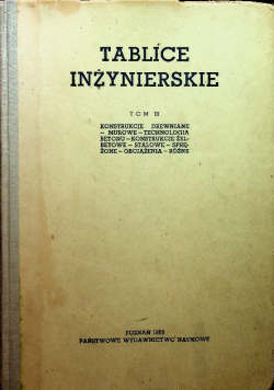 Tablice inżynierskie tom III