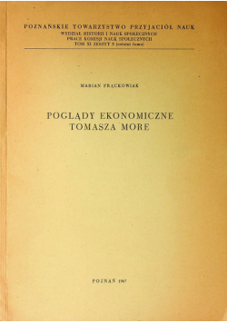 Poglądy ekonomiczne Tomasza More