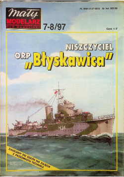 Niszczyciel ORP Błyskawica 7 - 8 / 1997