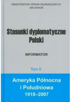 Stosunki dyplomatyczne Polski tom II