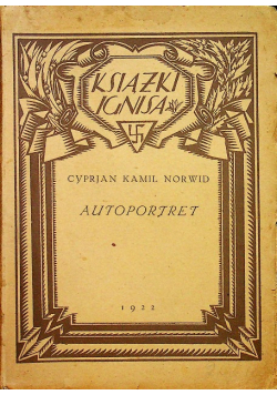 Norwid Autoportret 1922 r