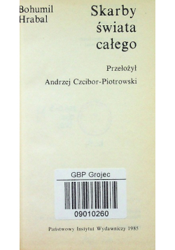 Skarby świata całego