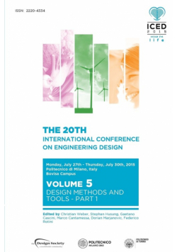 Proceedings of the 20th International Conference on Engineering Design (ICED 15) Volume 5