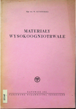Materiały wysokoogniotrwałe
