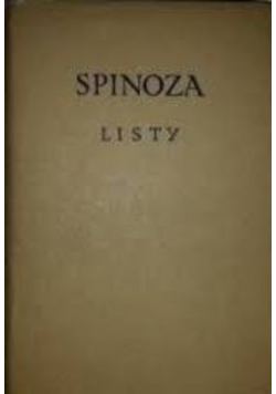 Spinoza Listy