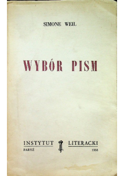 Weil Wybór Pism