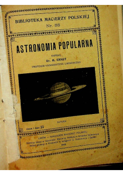 Astronomia popularna 1911 r