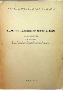 Diagnostyka laboratoryjna chorób zwierząt