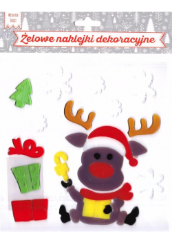 Żelowe naklejki dekoracyjne - BN Renifer i...