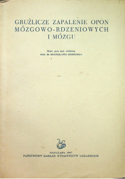Gruźlicze zapalenie opon mózgowo rdzeniowych i mózgu