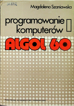 Programowanie komputerów I Algol 60