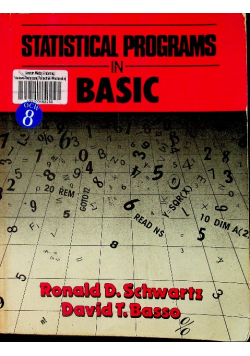 Statistical programs in BASIC