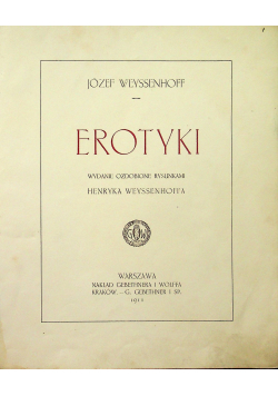 Erotyki 1911 r.