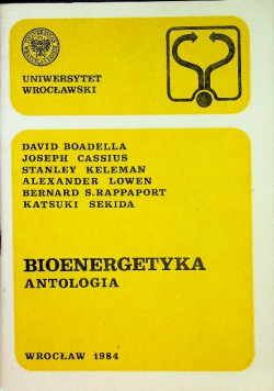 Bioenergetyka antologia