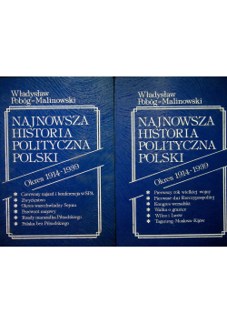 Najnowsza Historia Polityczna Polski Tom 1 i 2