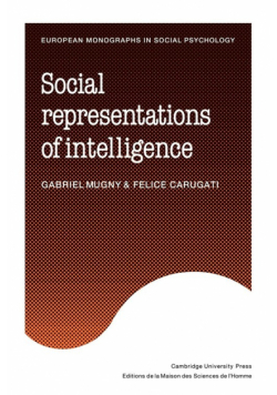 Social Representations of Intelligence