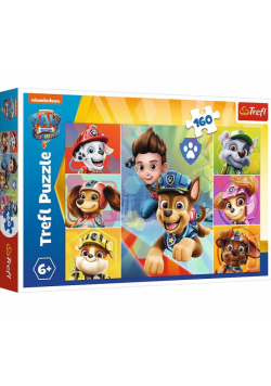 Puzzle 160 Spotkanie Psiego Patrolu TREFL