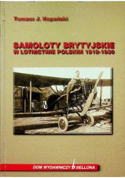 Samoloty brytyjskie w lotnictwie polskim 1918 1930