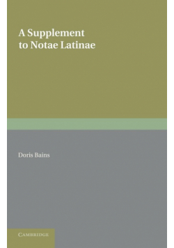 A Supplement to Notae Latinae