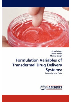 Formulation Variables of Transdermal Drug Delivery Systems