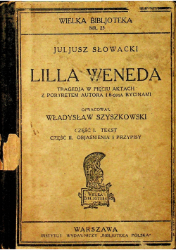 Lilla Weneda tom I i II 1928r.