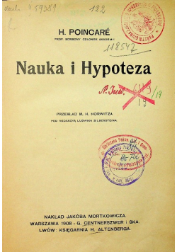 Nauka i Hypoteza 1908 r.
