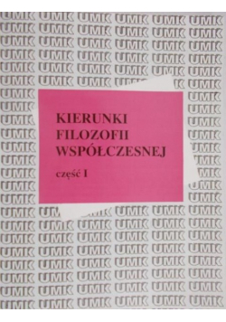 Kierunki filozofii współczesnej część 1