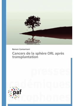 Cancers de la sphère orl après transplantation