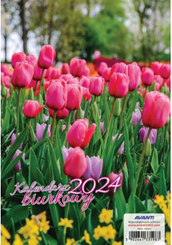 Kalendarz 2024 Biurkowy pionowy A5 mix