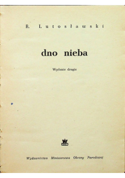 Dno nieba