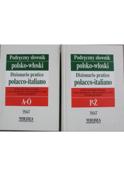 Podręczny  słownik polsko włoski tom 1 i 2