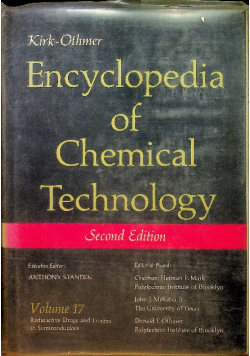 Encyclopedia of chemical technology vol 17