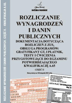 Rozliczanie wynagrodzeń i danin publicznych cz.II