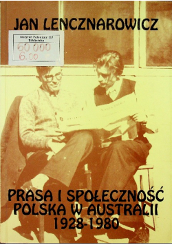 Prasa i społeczność polska w Australii 1928-1980