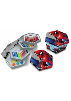 Zestaw heksagonalny 51 elementów Spider Man