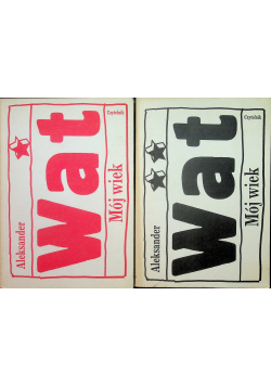 Mój wiek Tom 1 i 2