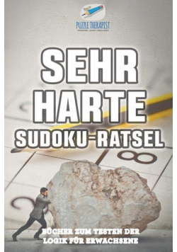 Sehr Harte Sudoku-Rätsel | Bücher zum Testen der Logik für Erwachsene