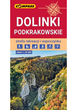 Dolinki Podkrakowskie Mapa turystyczna 1:25 000