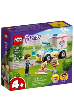 Lego FRIENDS 41694 Karetka kliniki dla zwierzątek
