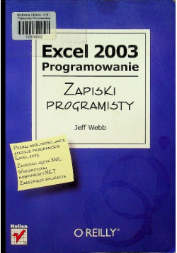 Excel 2003 Programowanie Zapiski programisty