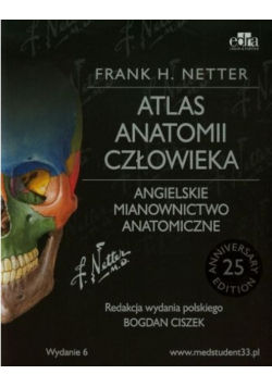 Atlas anatomii człowieka Angielskie