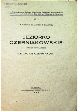 Jeziorko czerniakowskie 1925r.