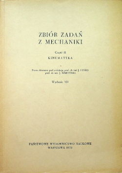 Zbiór zadań z mechaniki cz 2