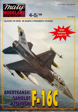 Amerykański samolot myśliwski F 16 C